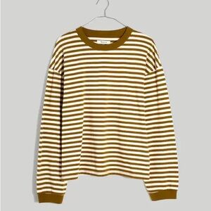 Madewell Supima® Cotton Essential Long-Sleeve Tee in Zetta Stripe